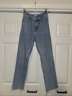 Zara Light Blue Boyfriend Jeans